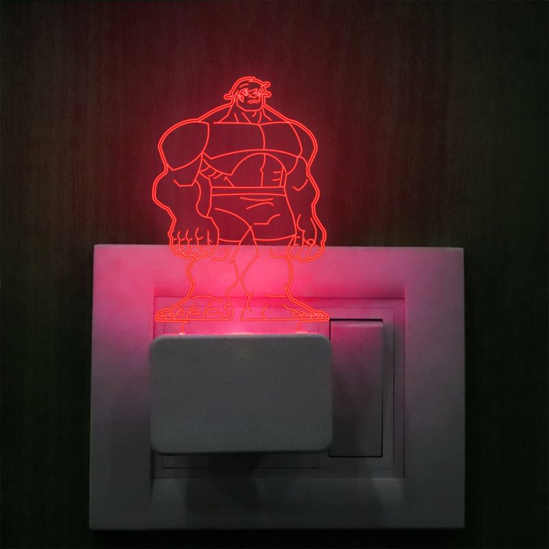 Hulk Design Plug In Night Lamp