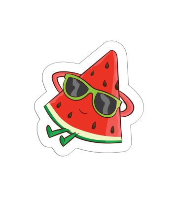 Cool Slice Of Watermelon Magnet Sticker For The Home Decor