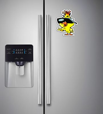 Cool Chicken Magnet Sticker For The Decor