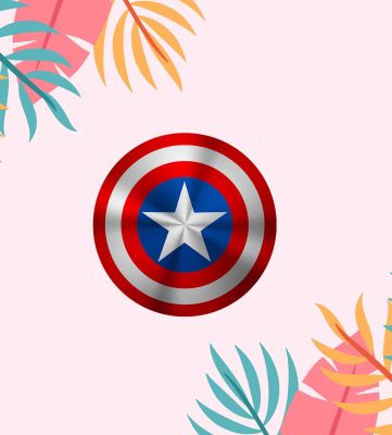 Captain America Shield Magnet Sticker For The Decorations