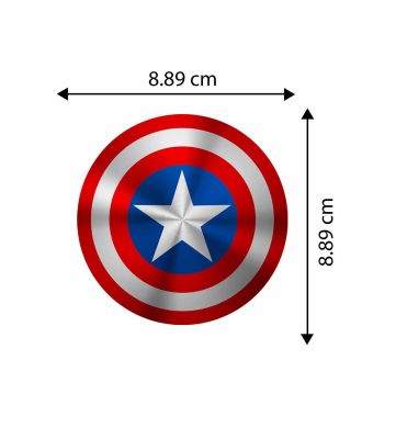 Captain America Shield Magnet Sticker For The Decorations