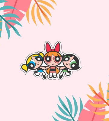 Power Puff Girls Magnet Sticker For The Decorations