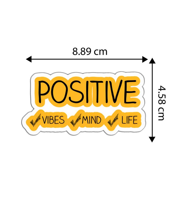 Positive Text Magnet Sticker For The Decorations