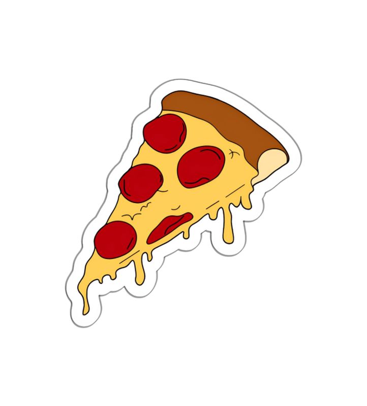 Pizza Slice Magnet Sticker For The Decorations