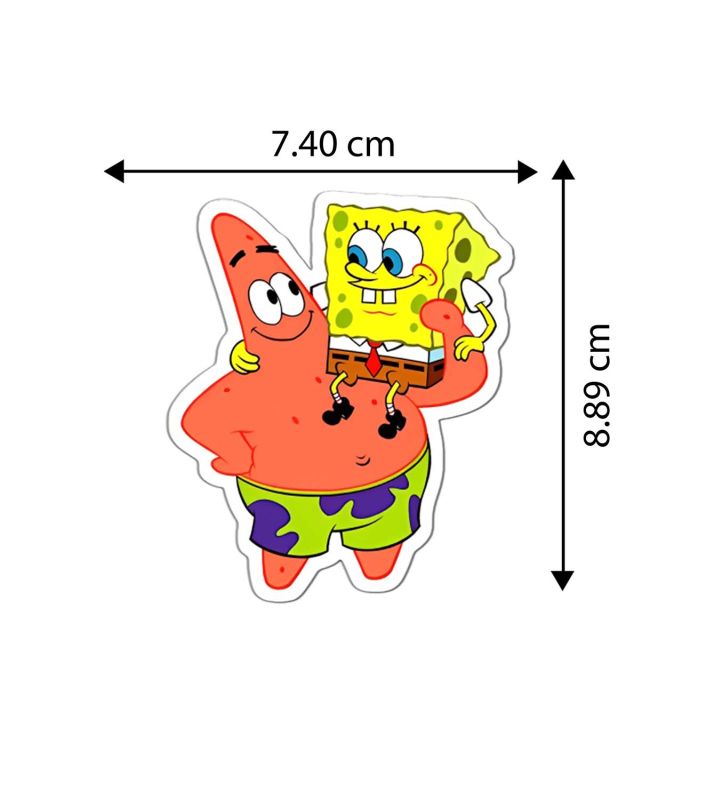 Sponge Bob Magnet Sticker For The Decorations