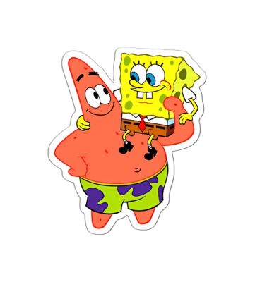 Sponge Bob Magnet Sticker For The Decorations