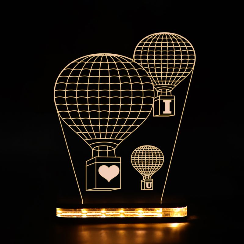 3D Air Balloon Night Lamp