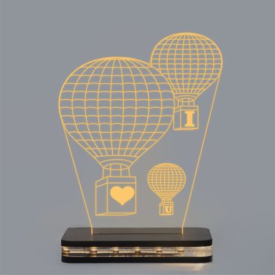 3D Air Balloon Night Lamp