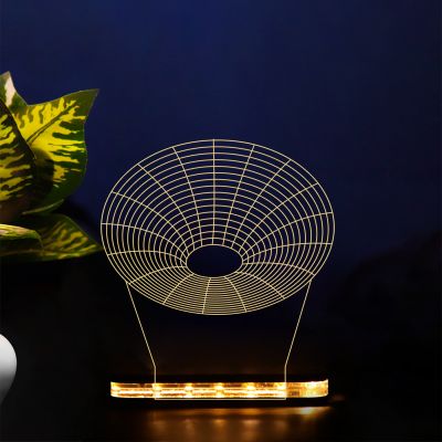 3D Wire Frame Night Lamp