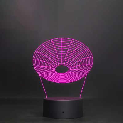 3D Wire Frame Night Lamp