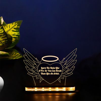 Cute Angle Message With Wings Night Lamp