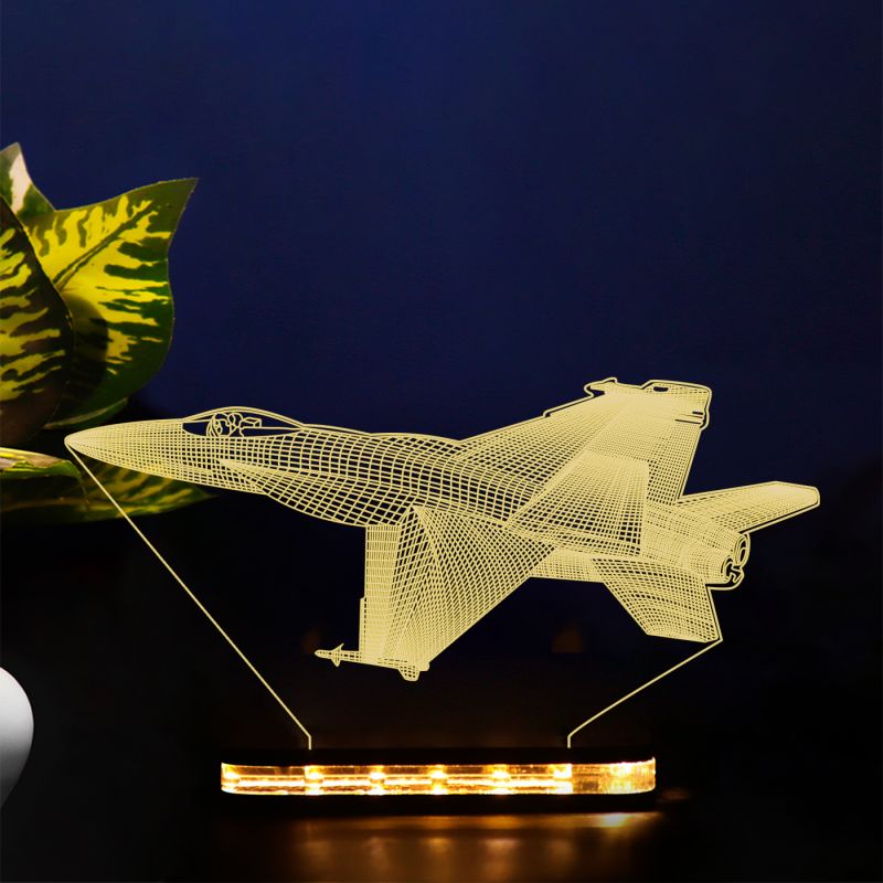 3D Aircraft Jet Model Night Lamp