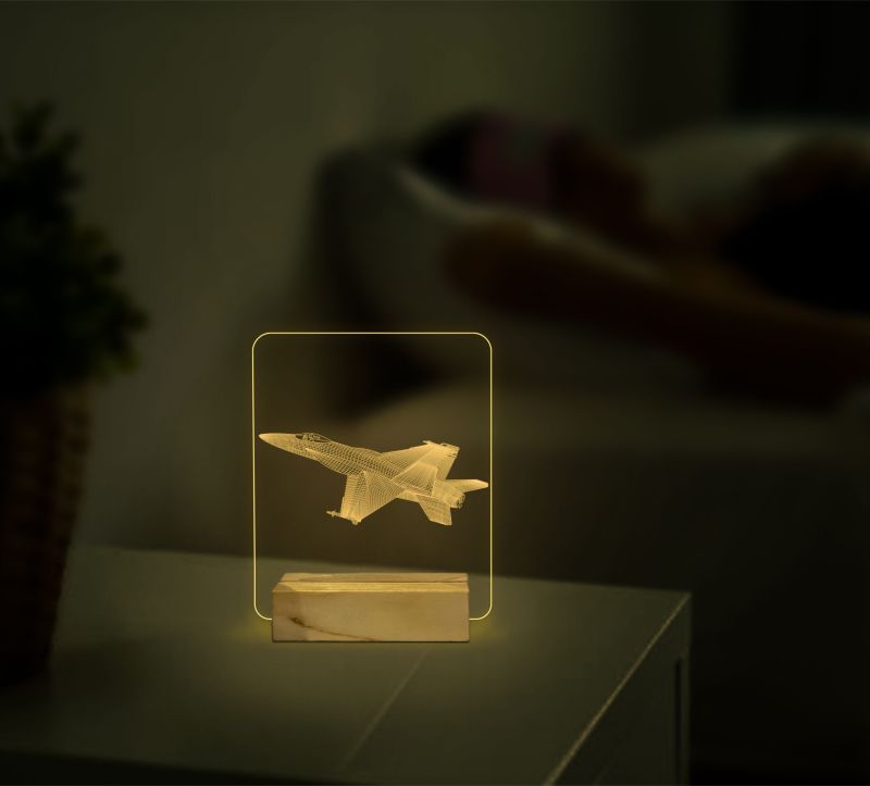 3D Aircraft Jet Model Night Lamp