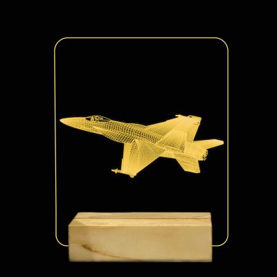 3D Aircraft Jet Model Night Lamp