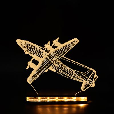 3D Antonov Airplane Design Night Lamp