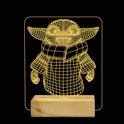 Yoda Star Wars Character Night Lamp