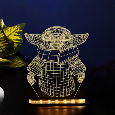 Yoda Star Wars Character Night Lamp