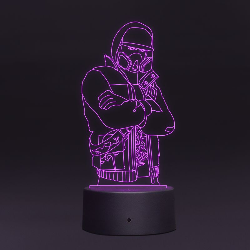 Gamer Player Character Night Lamp