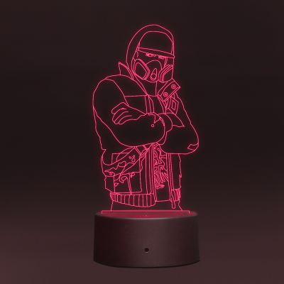 Gamer Player Character Night Lamp