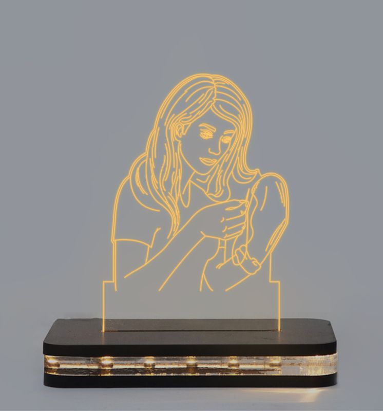 Beautiful Girl Night Lamp
