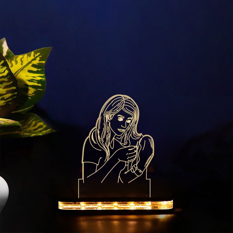 Beautiful Girl Night Lamp