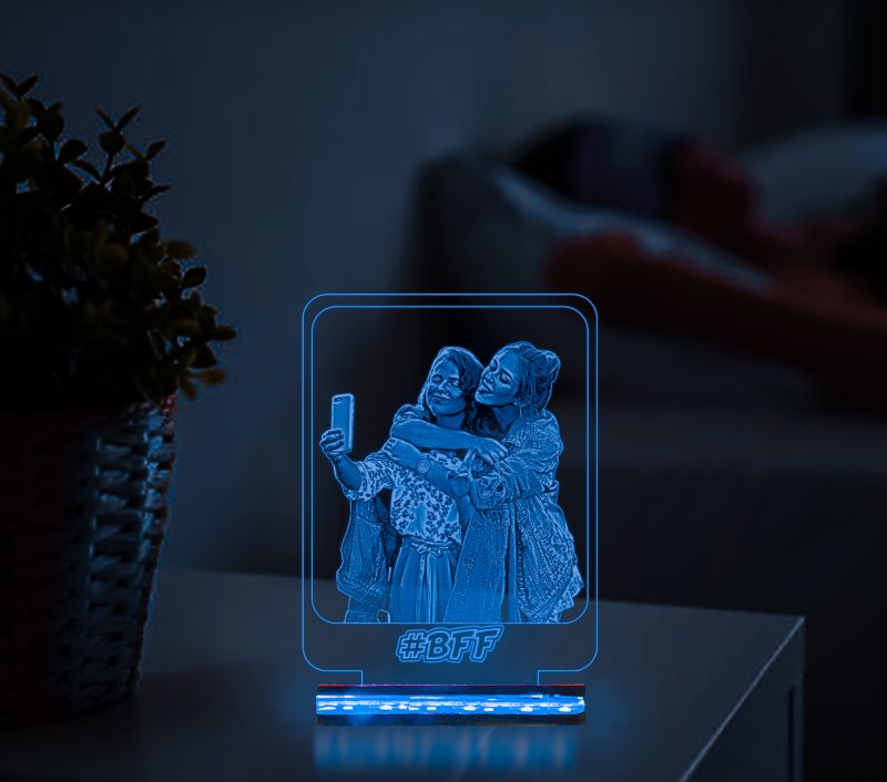 Best-Friends Forever Night Lamp With Customized Photo