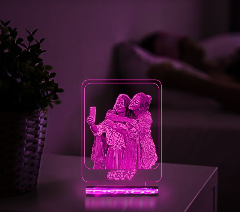 Best-Friends Forever Night Lamp With Customized Photo