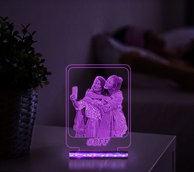 Best-Friends Forever Night Lamp With Customized Photo