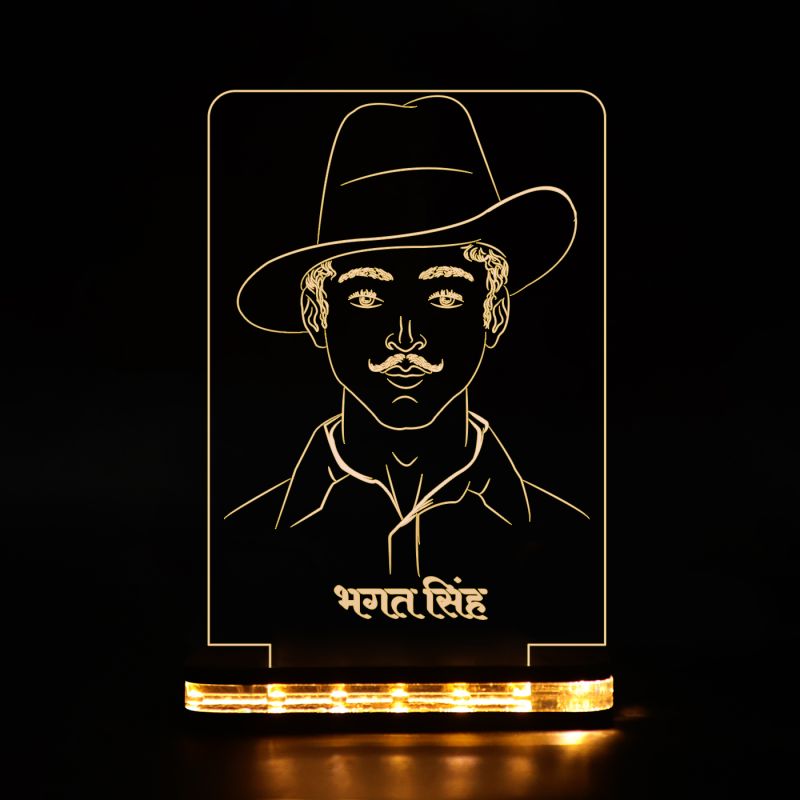 Bhagat Singh Ji Night Lamp