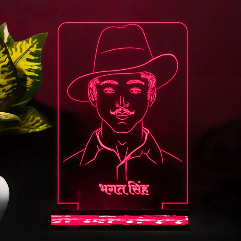 Bhagat Singh Ji Night Lamp