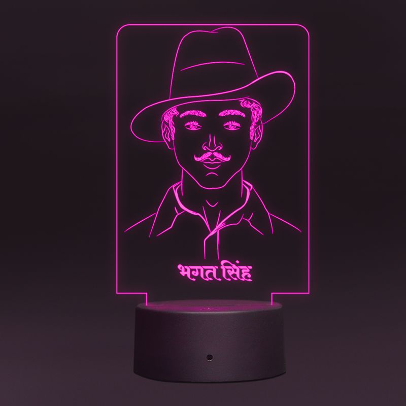 Bhagat Singh Ji Night Lamp