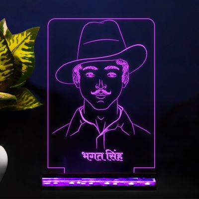 Bhagat Singh Ji Night Lamp