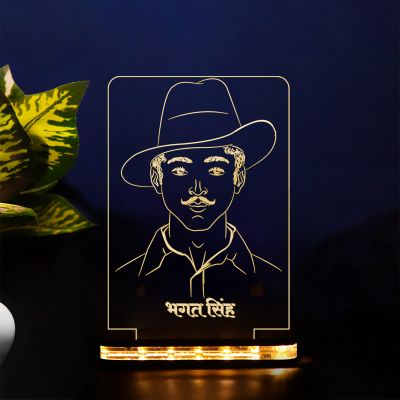 Bhagat Singh Ji Night Lamp