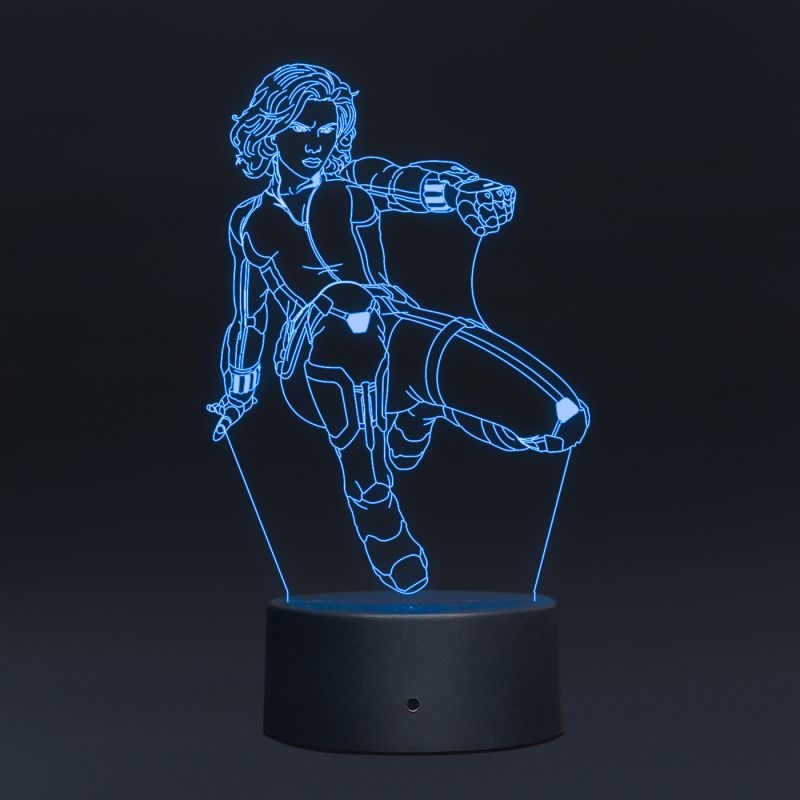 Black Widow Character Night Lamp