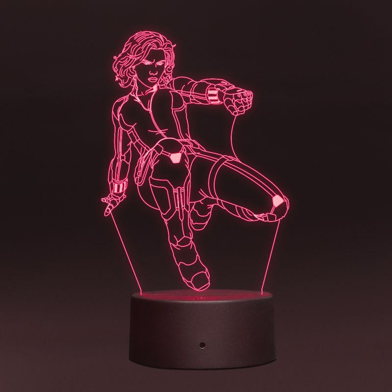 Black Widow Character Night Lamp