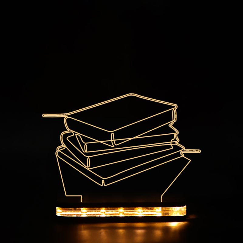 Books Design Night Lamp
