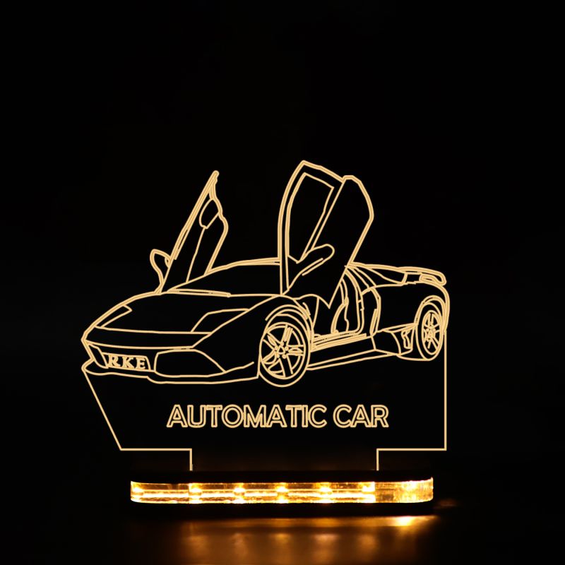 Automatic Car Design Night Lamp