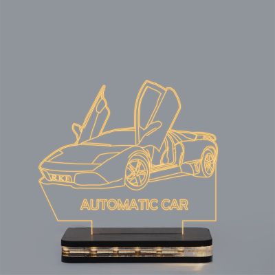 Automatic Car Design Night Lamp