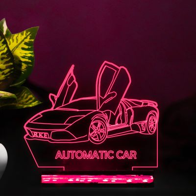 Automatic Car Design Night Lamp