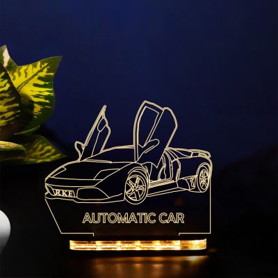 Automatic Car Design Night Lamp