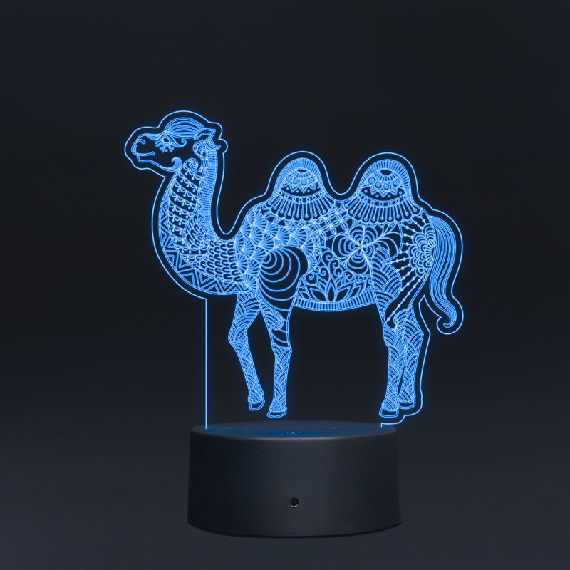 Graffiti Camel Design Night Lamp