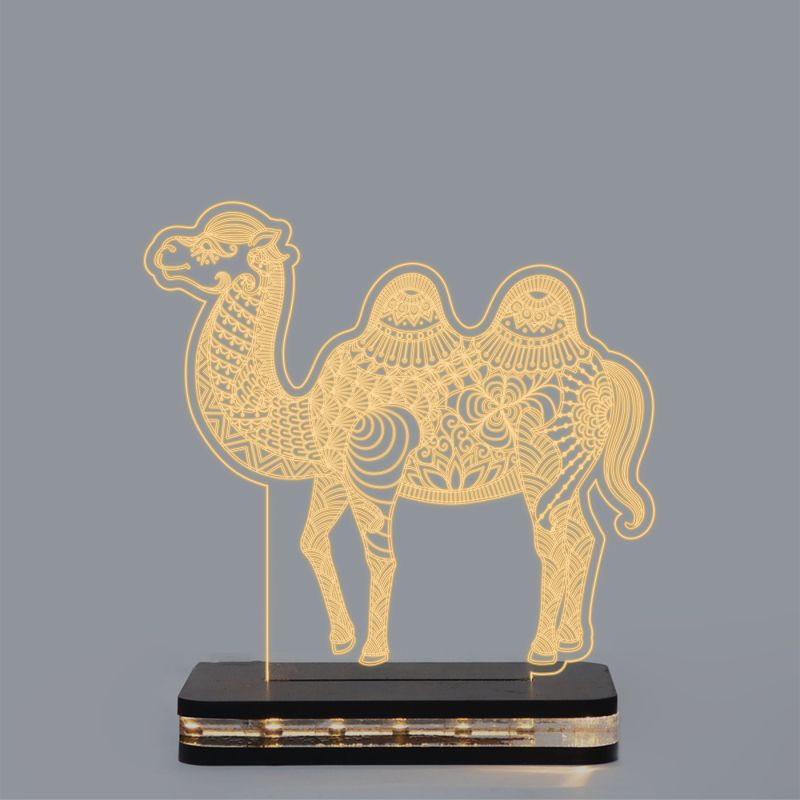 Graffiti Camel Design Night Lamp