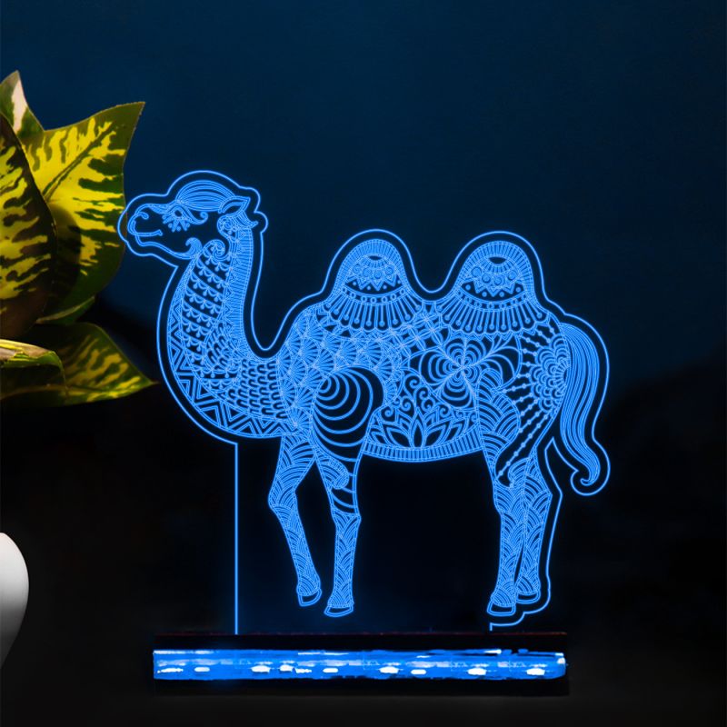 Graffiti Camel Design Night Lamp