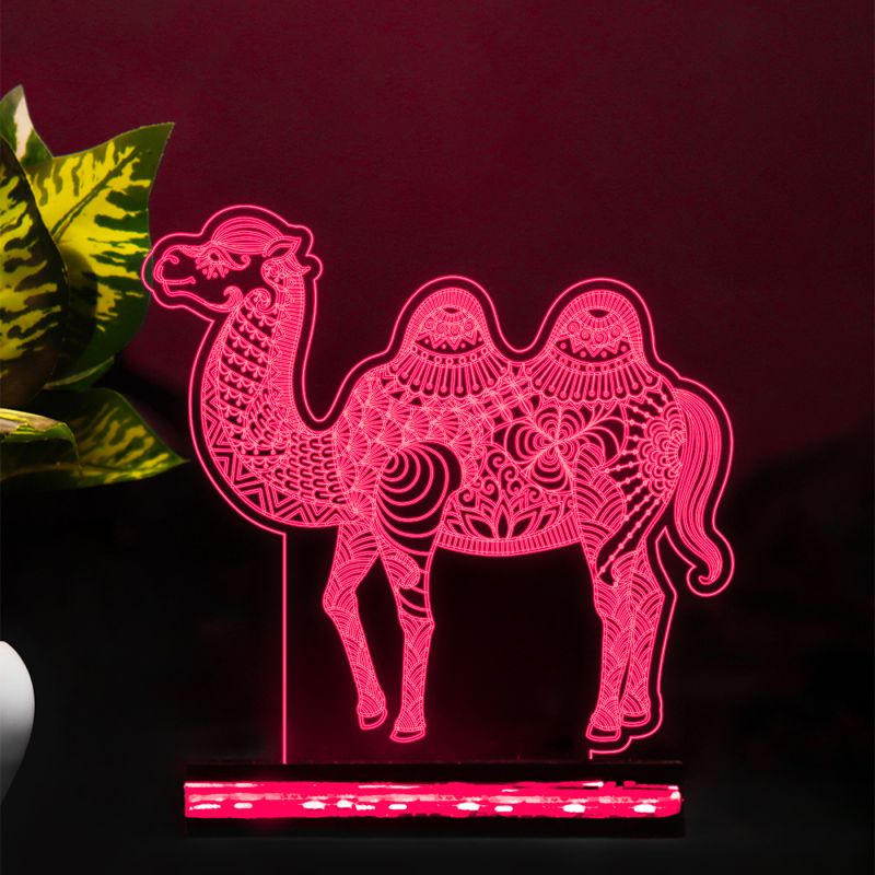 Graffiti Camel Design Night Lamp