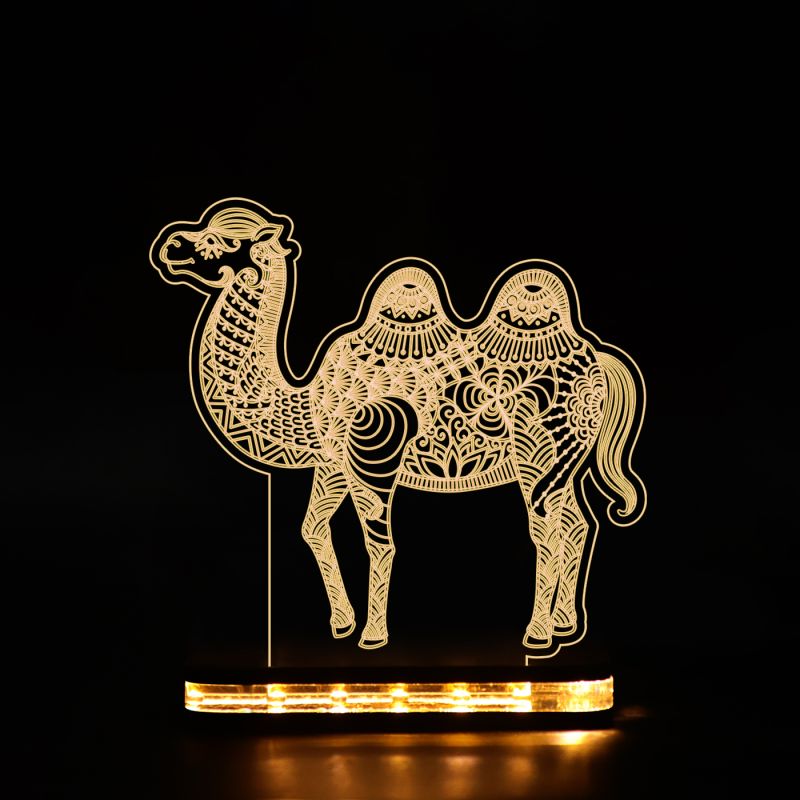 Graffiti Camel Design Night Lamp