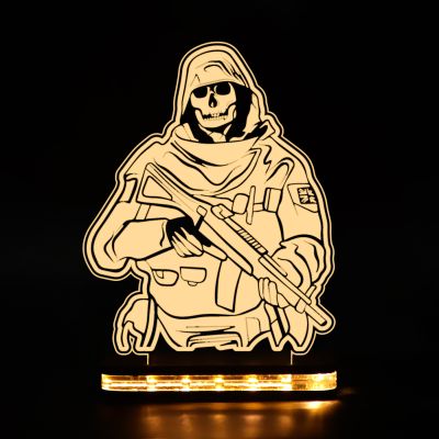 Call Of Duty Character Night Lamp