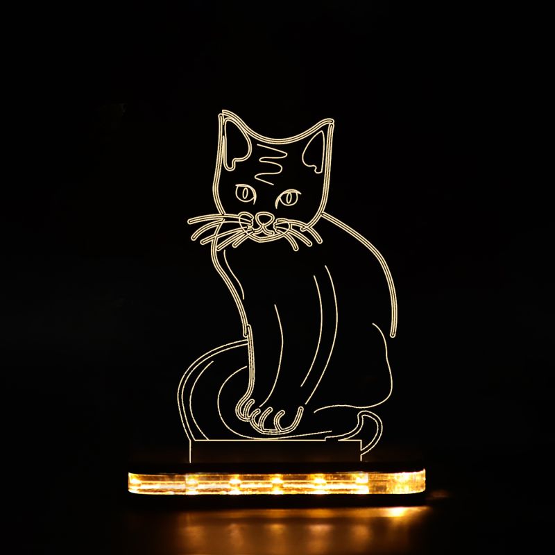 Cat Design Night Lamp