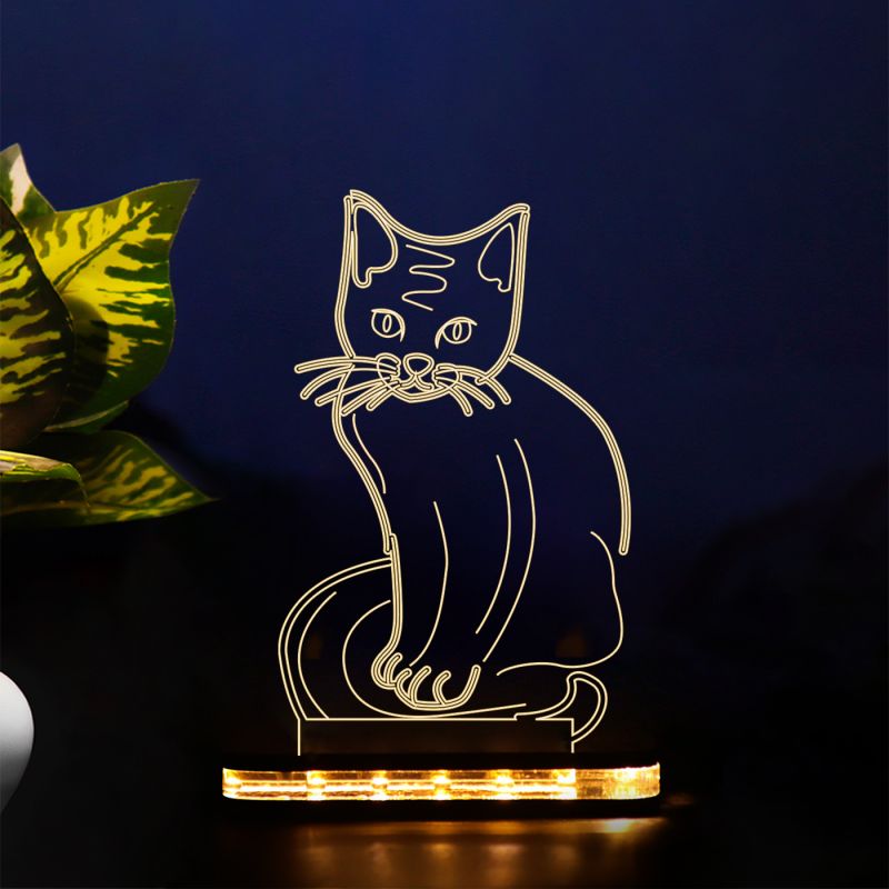 Cat Design Night Lamp