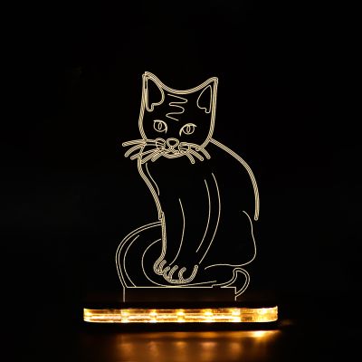 Cat Design Night Lamp