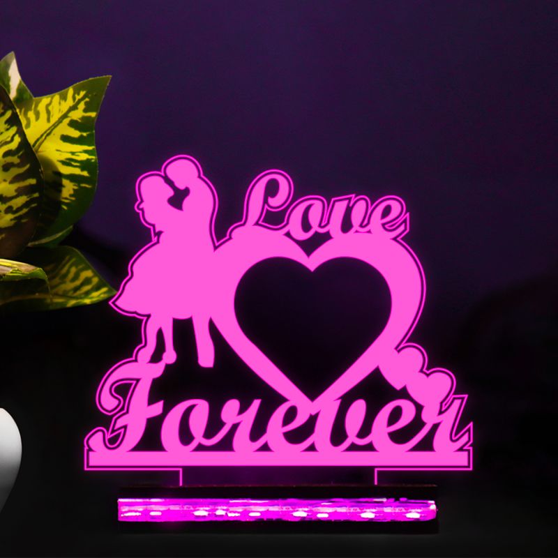 Love Forever Text Night Lamp For Couple's